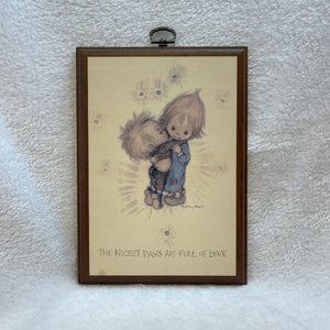 Vintage Hallmark Cards Betsey Clark THE NICEST DAYS ARE FULL‎ OF LOVE Plaque